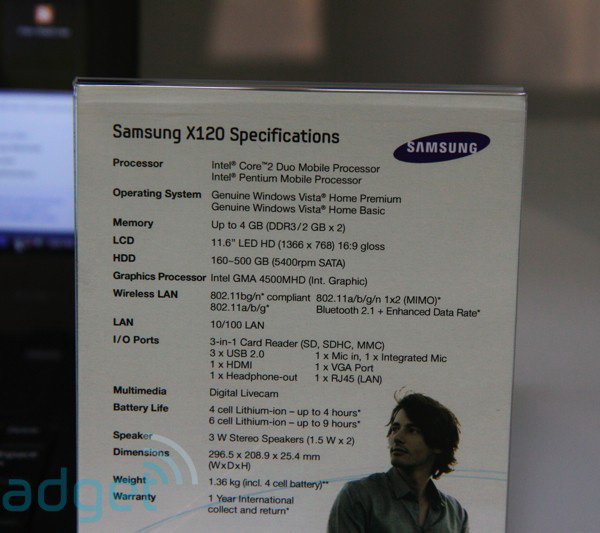   Samsung X120, X420  X520