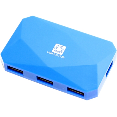 5bites (HB34-301PBL) USB3.0 Hub 4 port + б.п.