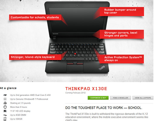 Lenovo ThinkPad X130e 