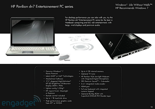 �������� HP Pavilion dv7 Entertainement
